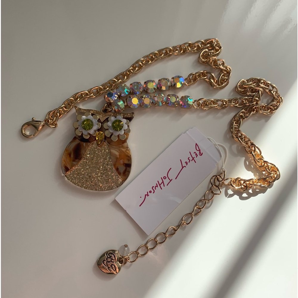 Betsey Johnson Owl Necklace